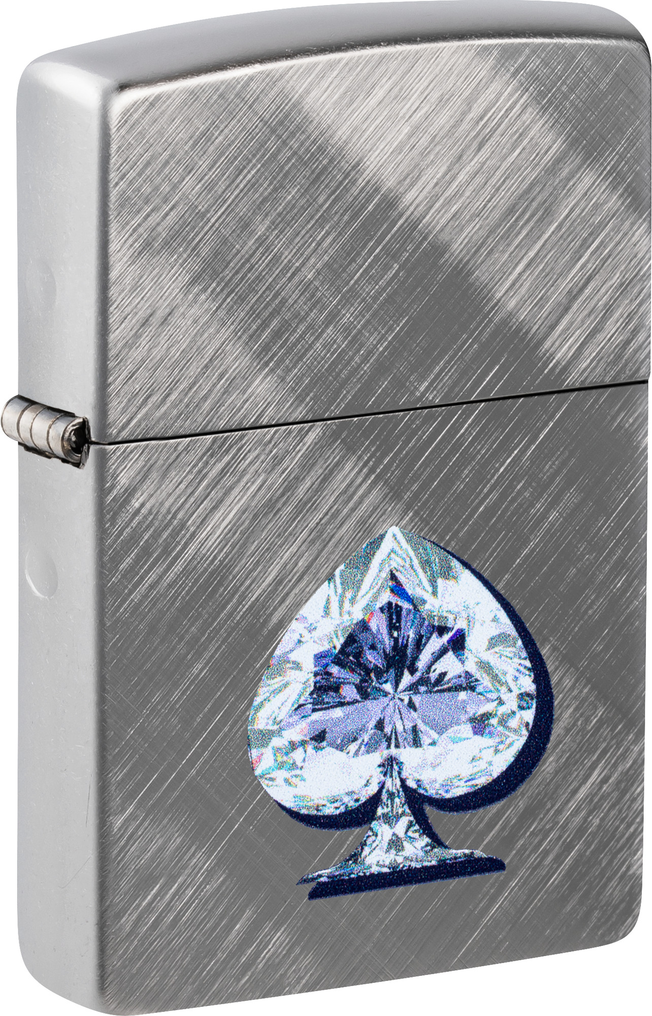 Зажигалка Zippo Gleaming Spade Design / 46472 (серебристый)