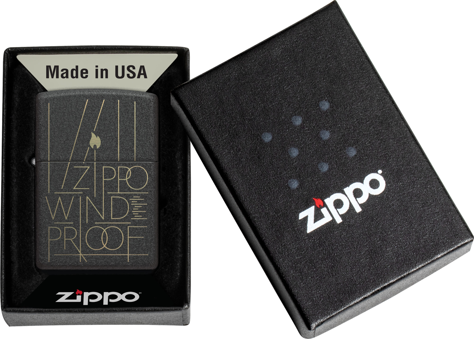 Зажигалка Zippo Line Art / 46172 (черный) — фото 5