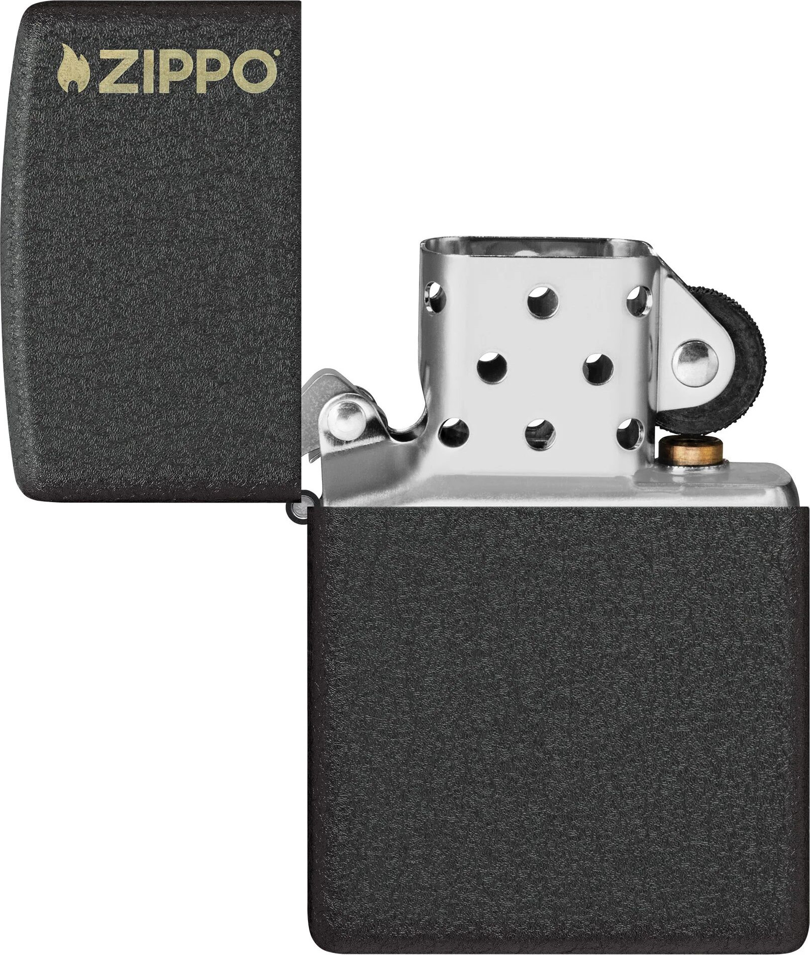 Зажигалка Zippo Logo / 236ZL (черный) — фото 2