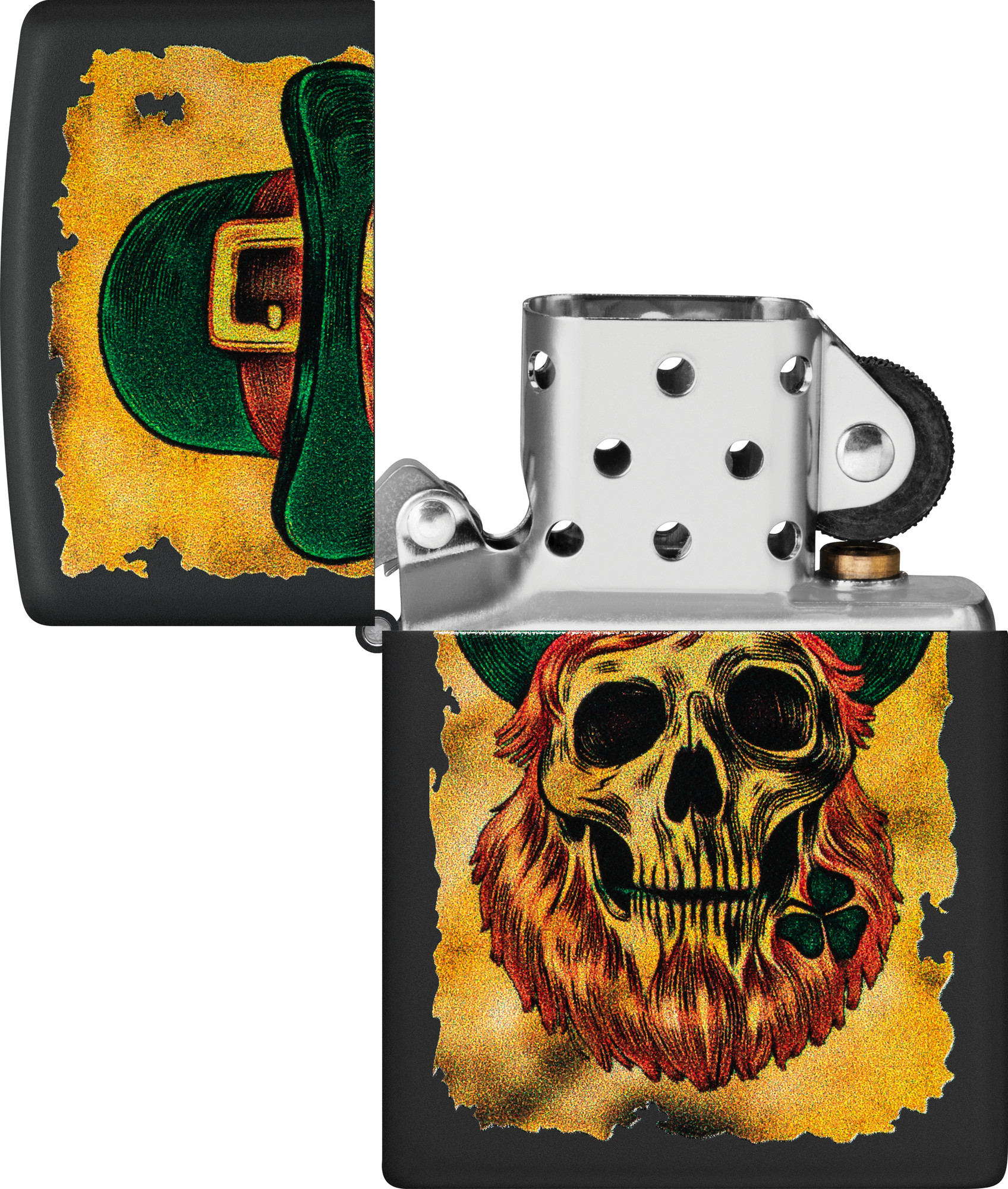 Зажигалка Zippo Lucky Map / 46244 (черный) — фото 4