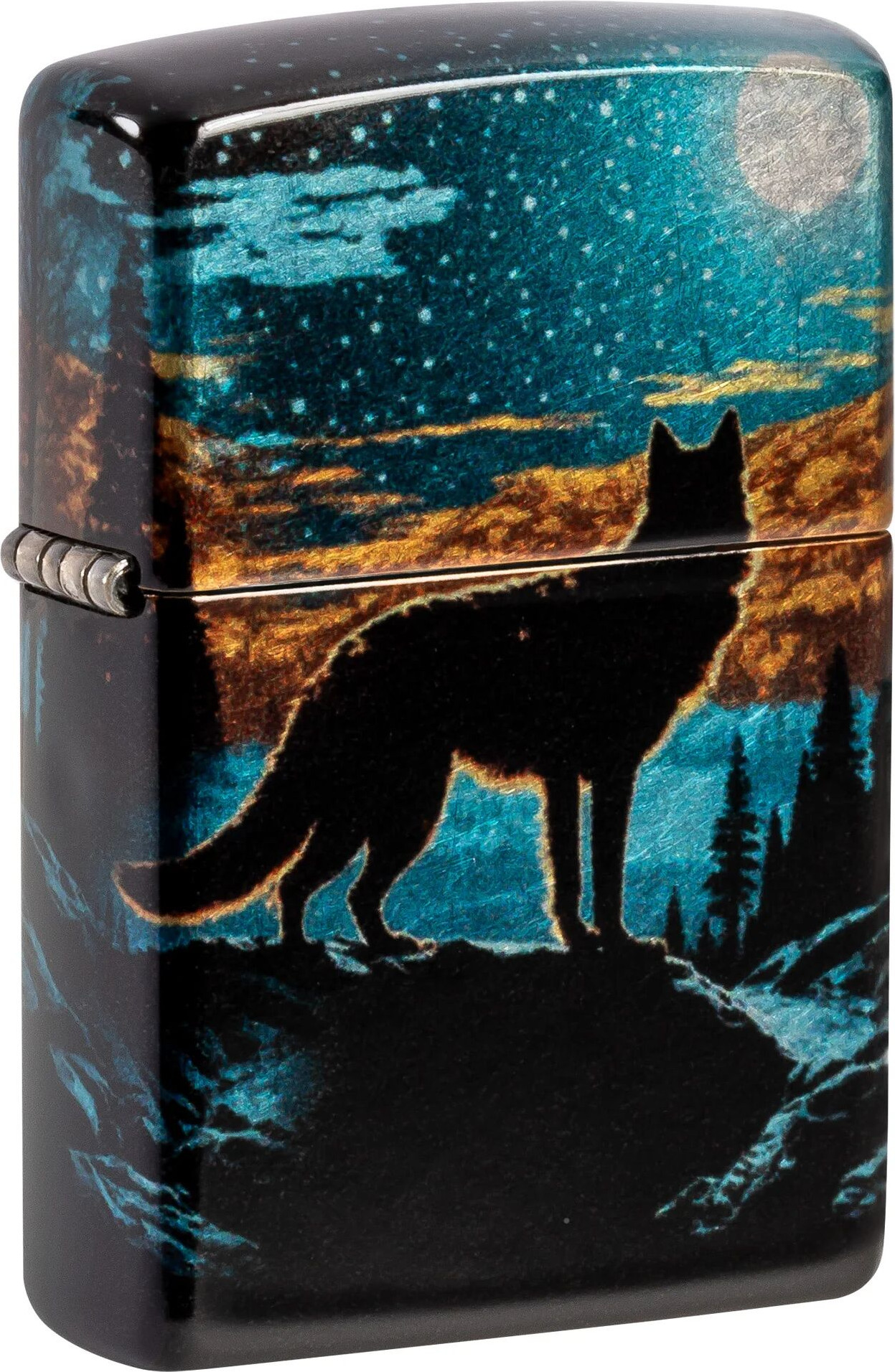 Зажигалка Zippo Moonlight Wolf Design / 46252