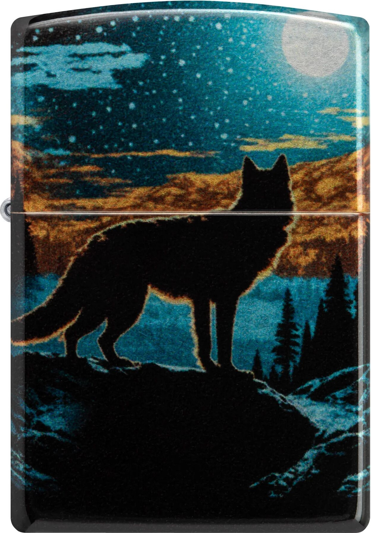 Зажигалка Zippo Moonlight Wolf Design / 46252 — фото 2