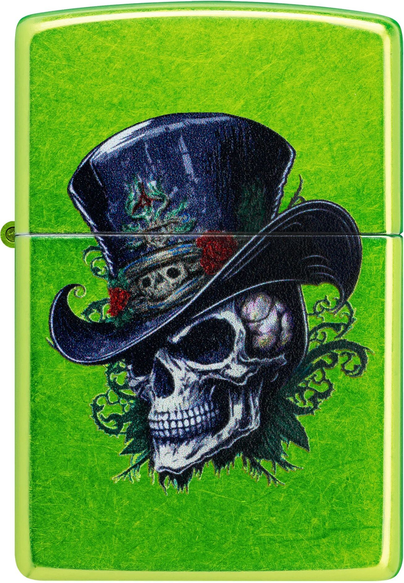 Зажигалка Zippo Steampunk Skeleton / 46709 (зеленый) — фото 4