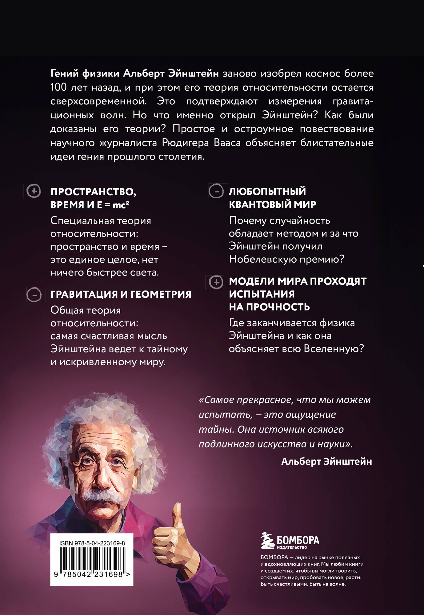 Нехудожественная книга Бомбора Физика с Эйнштейном. Ключевые идеи в популярном изложении (Ваас Р., 9785042231698) — фото 2