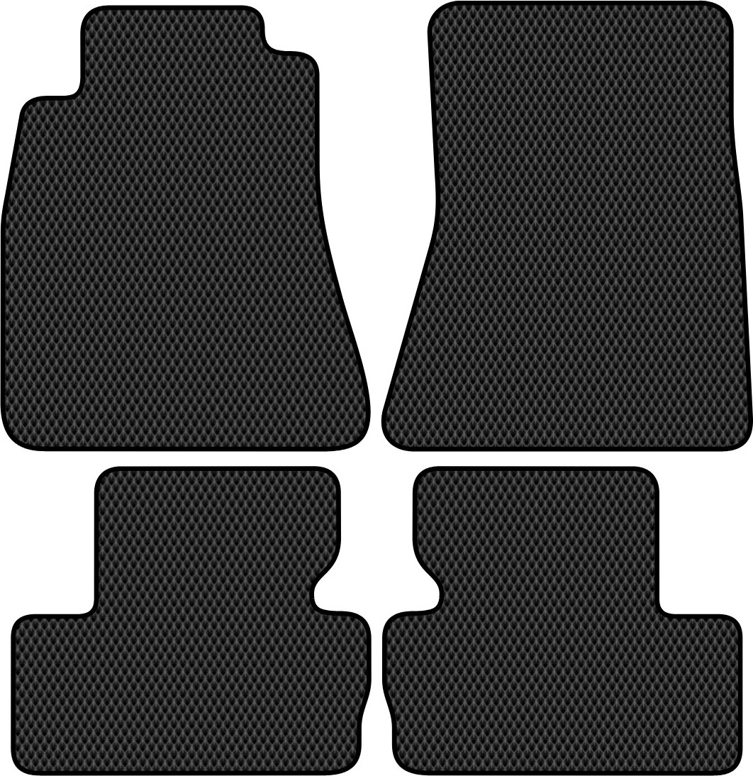 Комплект ковриков для авто Alicosta 0686_2 для Lexus IS250 II седан/кабриолет/XE20 2005-2013 (EVA ромб, черный) — фото 1
