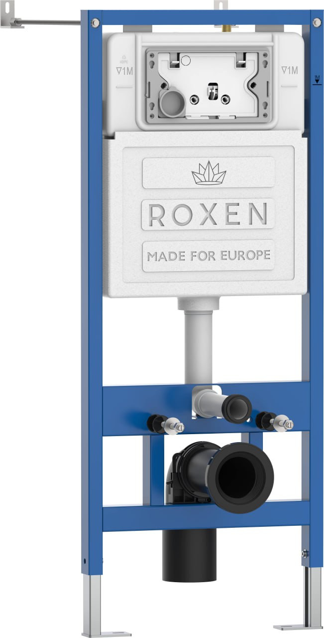 Унитаз подвесной с инсталляцией Roxen StounFix Dual Fresh 868638 — фото 4