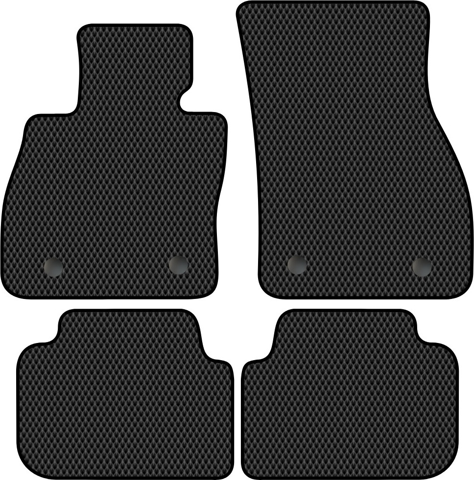 Комплект ковриков для авто Alicosta 0862_2 для Mini Clubman II универсал/F54 2015-2019 (EVA ромб, черный)