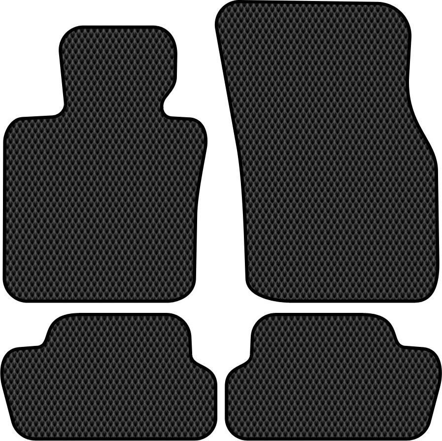 Комплект ковриков для авто Alicosta 0866_2 для Mini Hatch III хэтчбек 3дв/F56 2013-2018 (EVA ромб, черный)
