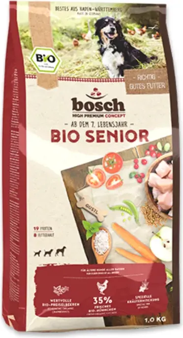 Сухой корм для собак Bosch Petfood Bio Senior Курица с Клюквой (1кг) — фото 2