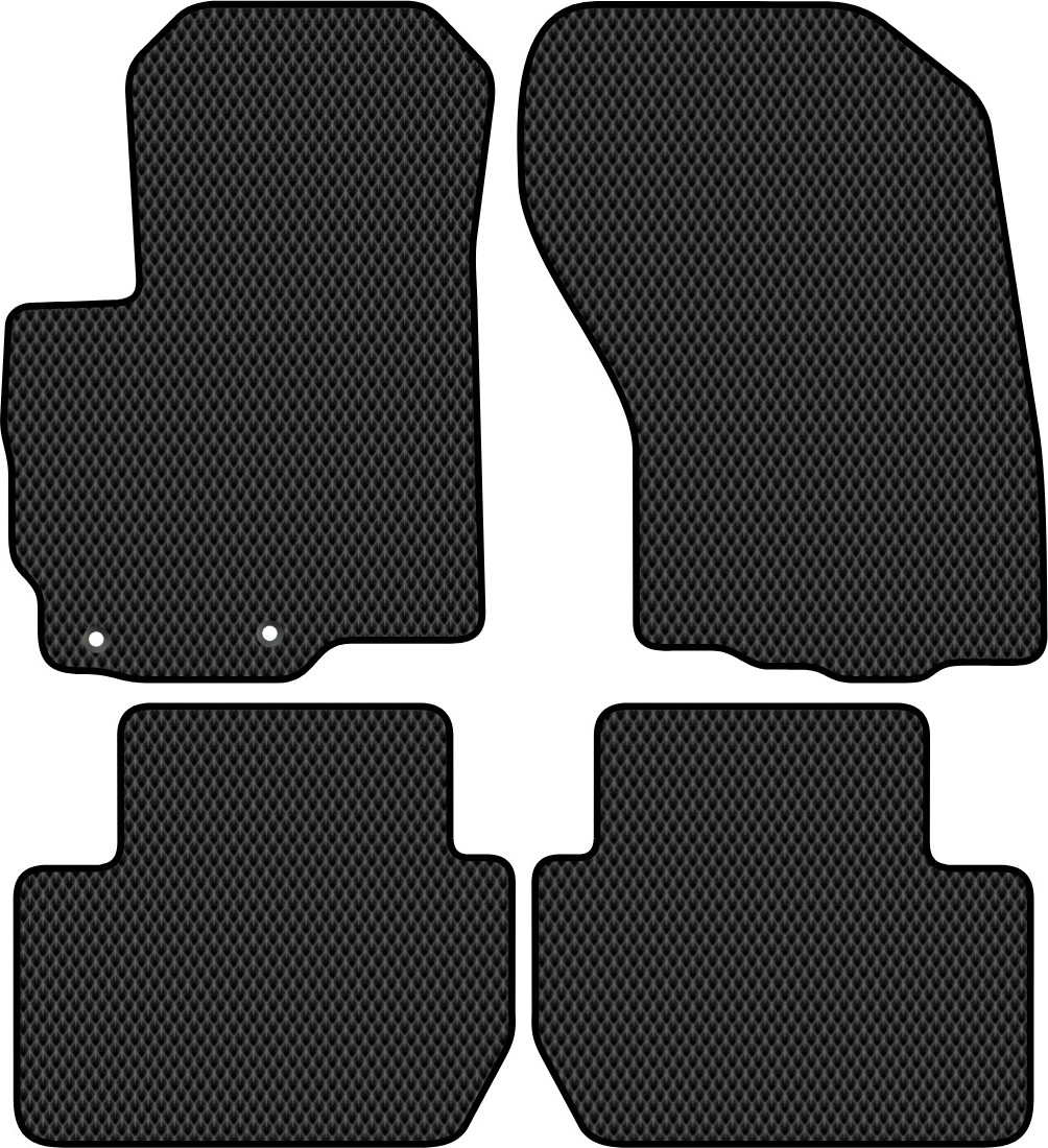 Комплект ковриков для авто Alicosta 0896_2 для Mitsubishi Outlander II SUV/CWOW 2005-2012 (EVA ромб, черный)