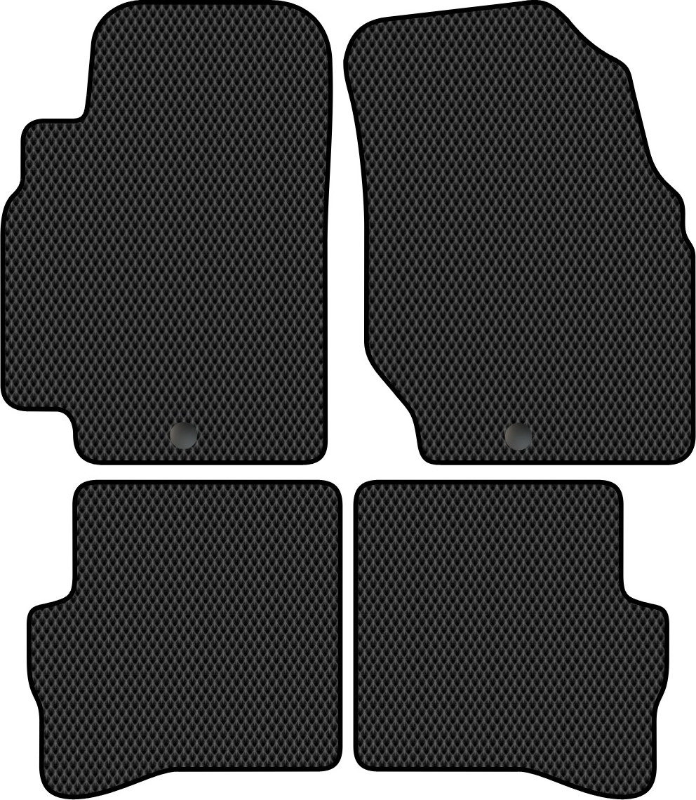 Комплект ковриков для авто Alicosta 0928_2 для Nissan Almera Сlassic седан/B10 2006-2012 (EVA ромб, черный)