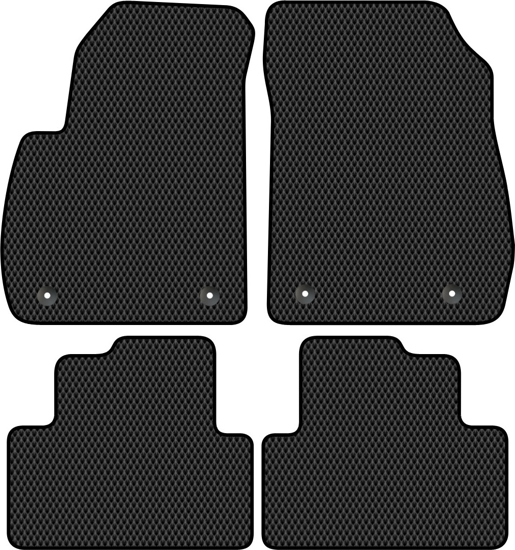 Комплект ковриков для авто Alicosta 1038_2 для Opel Zafira минивэн/C 2011-2015 (EVA ромб, черный)