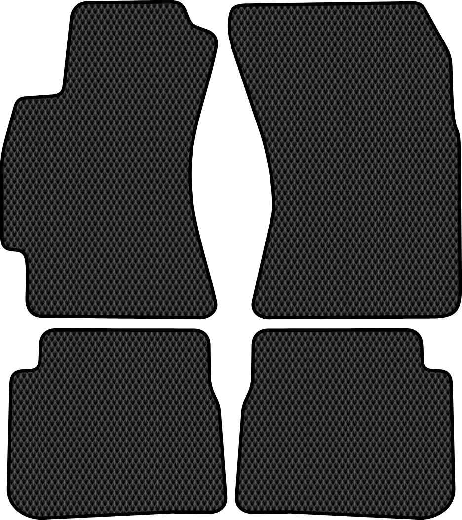 Комплект ковриков для авто Alicosta 1224_2 для Subaru Forester SUV/SH 2008-2013 (EVA ромб, черный) — фото 1