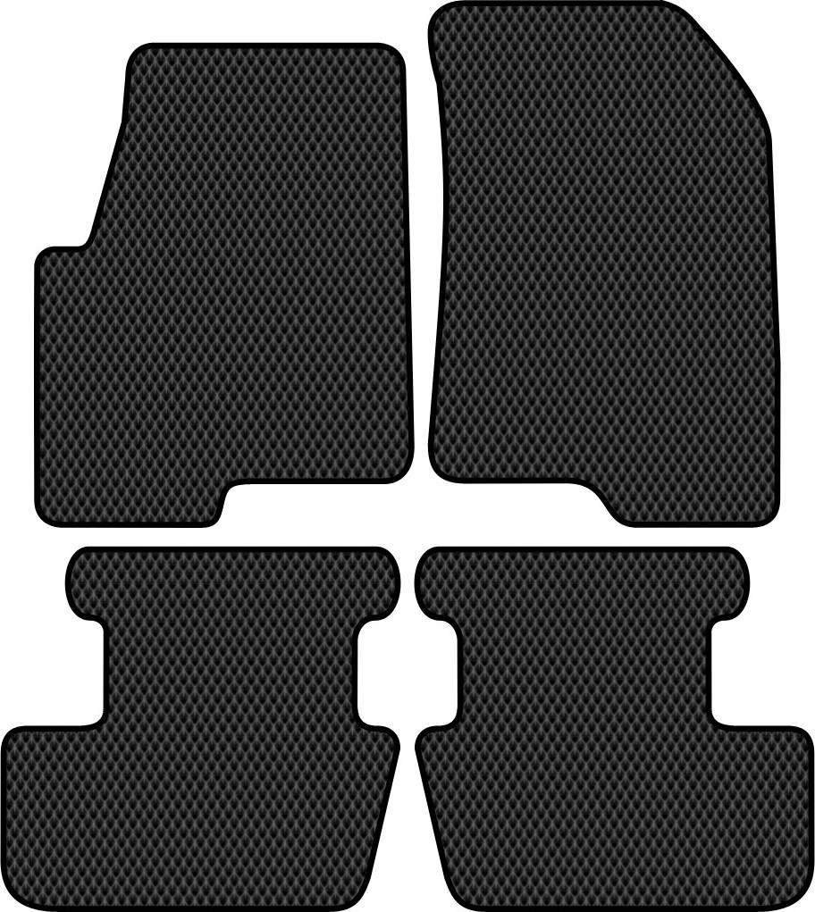 Комплект ковриков для авто Alicosta 2556_2 для Jeep Liberty I SUV/MK74 2006-2011 (EVA ромб, черный)