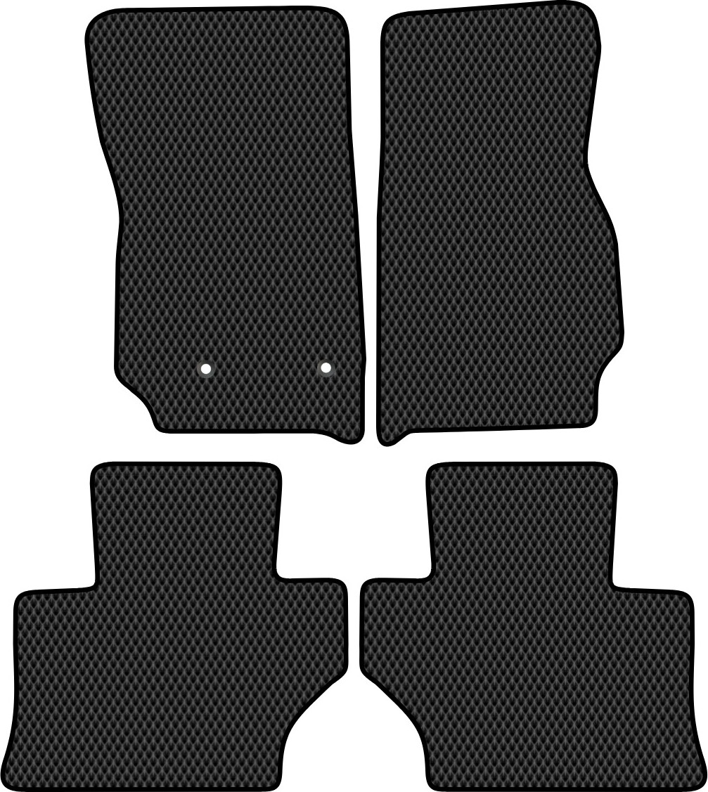 Комплект ковриков для авто Alicosta 2557_2 для Jeep Wrangler III SUV/JK 5-3 дв 2006-2018 (EVA ромб, черный)