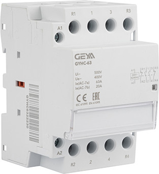 Контактор Geya Модульный GYHC-4P / GYHC6322230