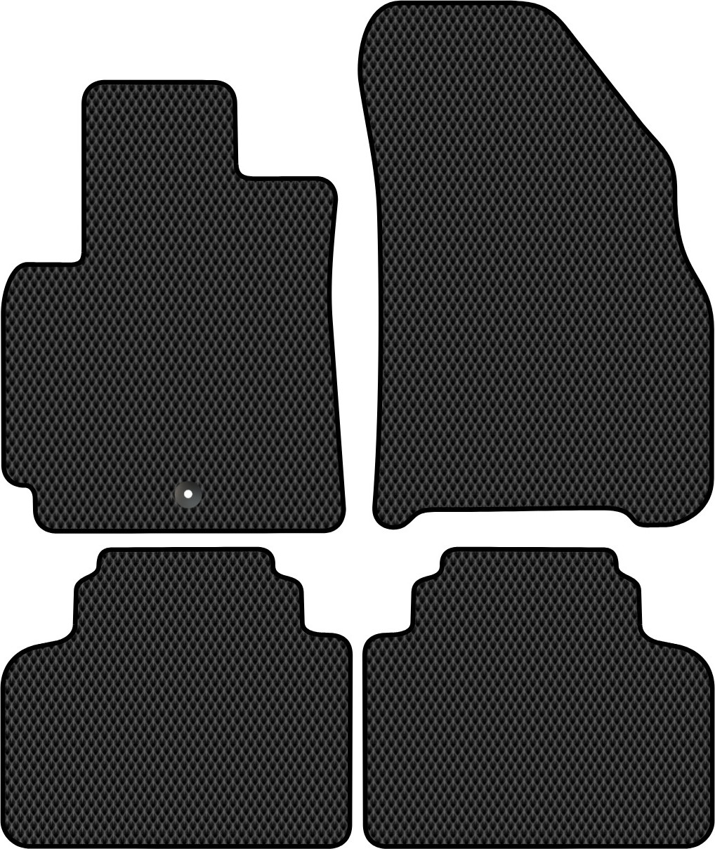 Комплект ковриков для авто Alicosta 2616_2 для Chevrolet Orlando II минивэн 2018-2023 (EVA ромб, черный)