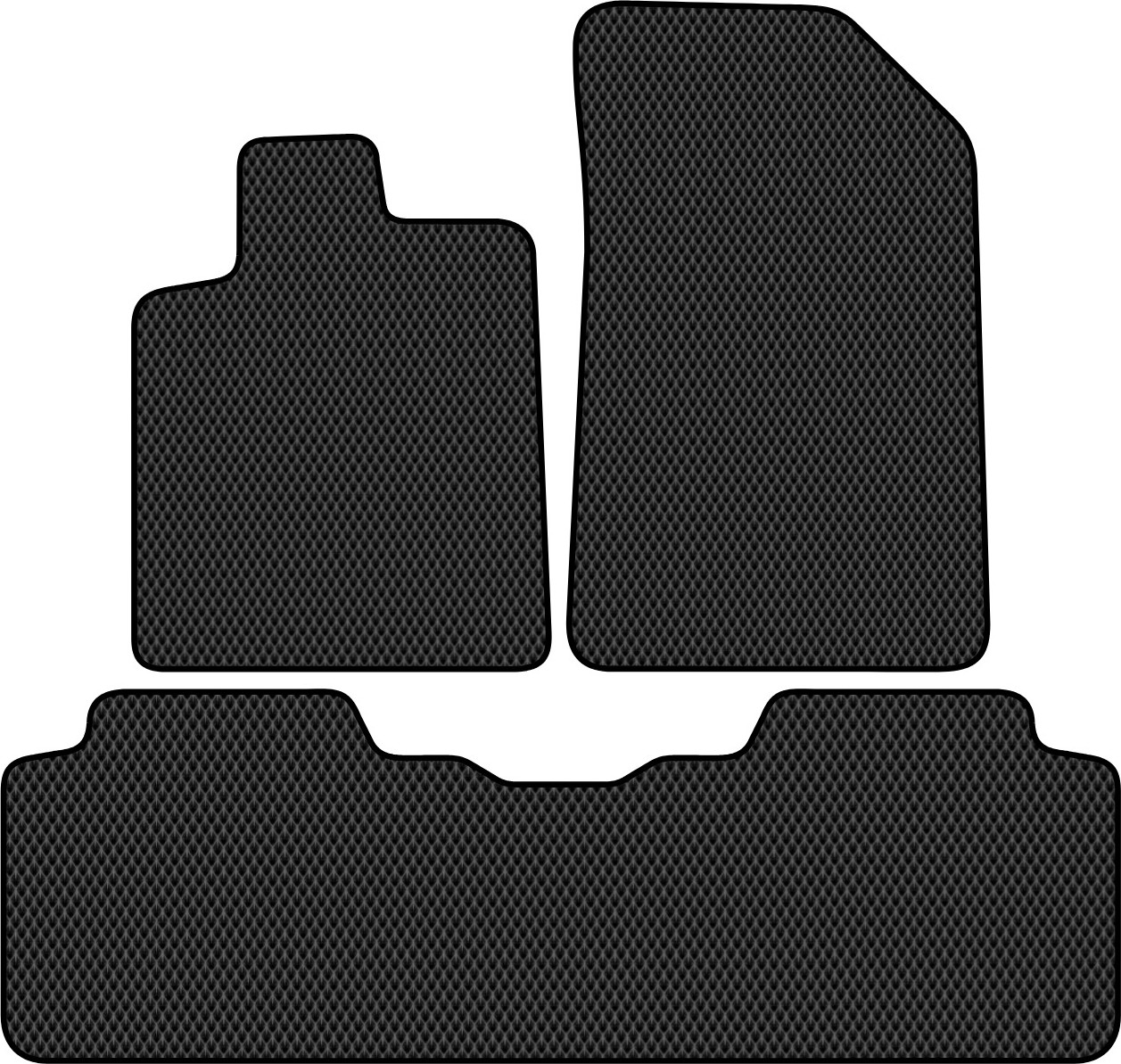 Комплект ковриков для авто Alicosta 0292_2 для Citroen C5 I хэтчбэк/X40 2001-2008 (EVA ромб, черный)