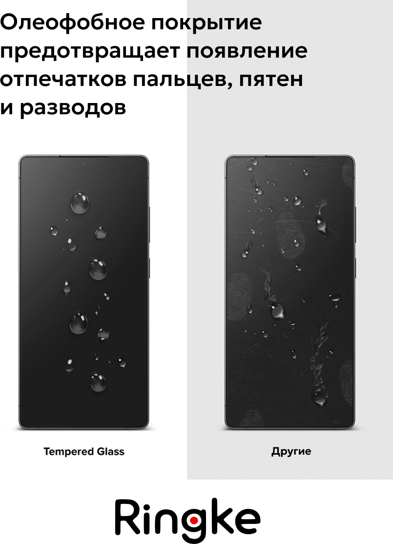 Набор защитных стекол для телефона Ringke Easy Slide для Galaxy S25 Ultra (2шт) — фото 3