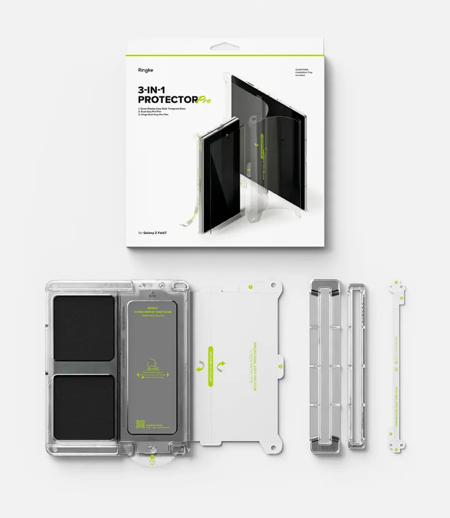 Защитный набор для телефона Ringke Protector Pro 3в1 для Galaxy Z Fold 7 — фото 2