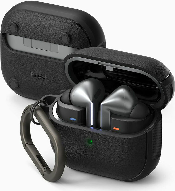 Чехол для наушников Ringke Onyx Magnetic Magsafe для Samsung Galaxy Buds 3/3 Pro (Black) — фото 3