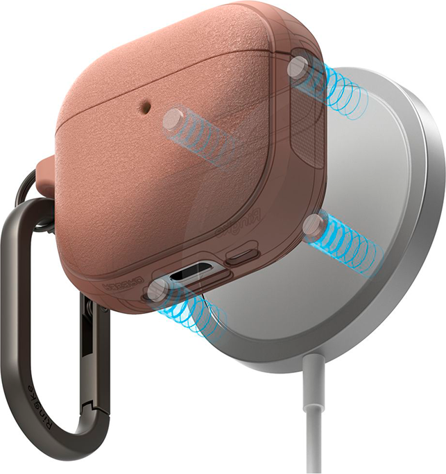 Чехол для наушников Ringke Onyx Magnetic для AirPods 4 (Constant Coral) — фото 3