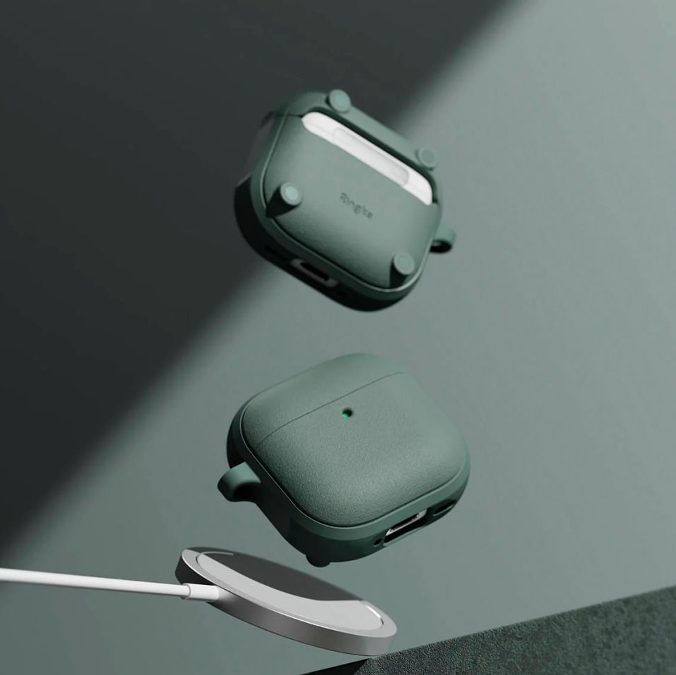 Чехол для наушников Ringke Onyx Magnetic для AirPods 4 (Sage Green) — фото 5