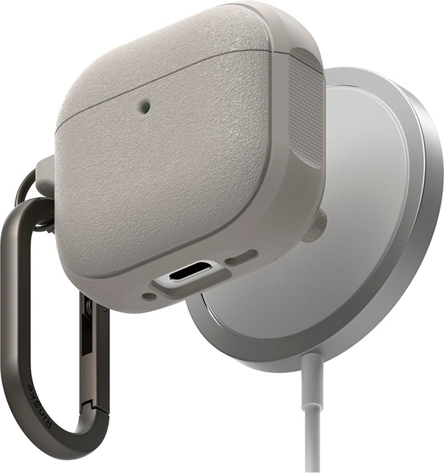 Чехол для наушников Ringke Onyx Magnetic для AirPods 4 (Warm Gray) — фото 4