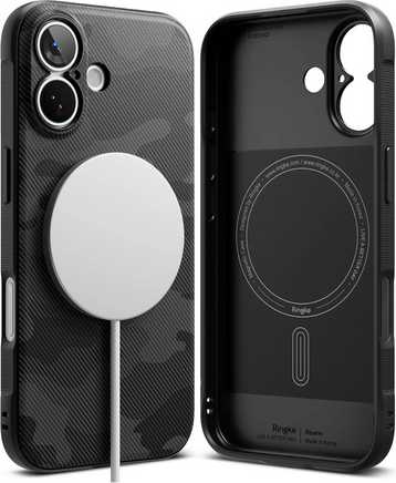 Чехол-накладка Ringke Onyx Magnetic для Iphone 17 (Camo Black)
