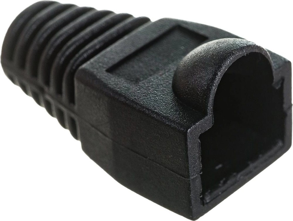 Колпачок для кабеля Lanmaster TWT-BO-6.0-BK/100 (100шт, черный)