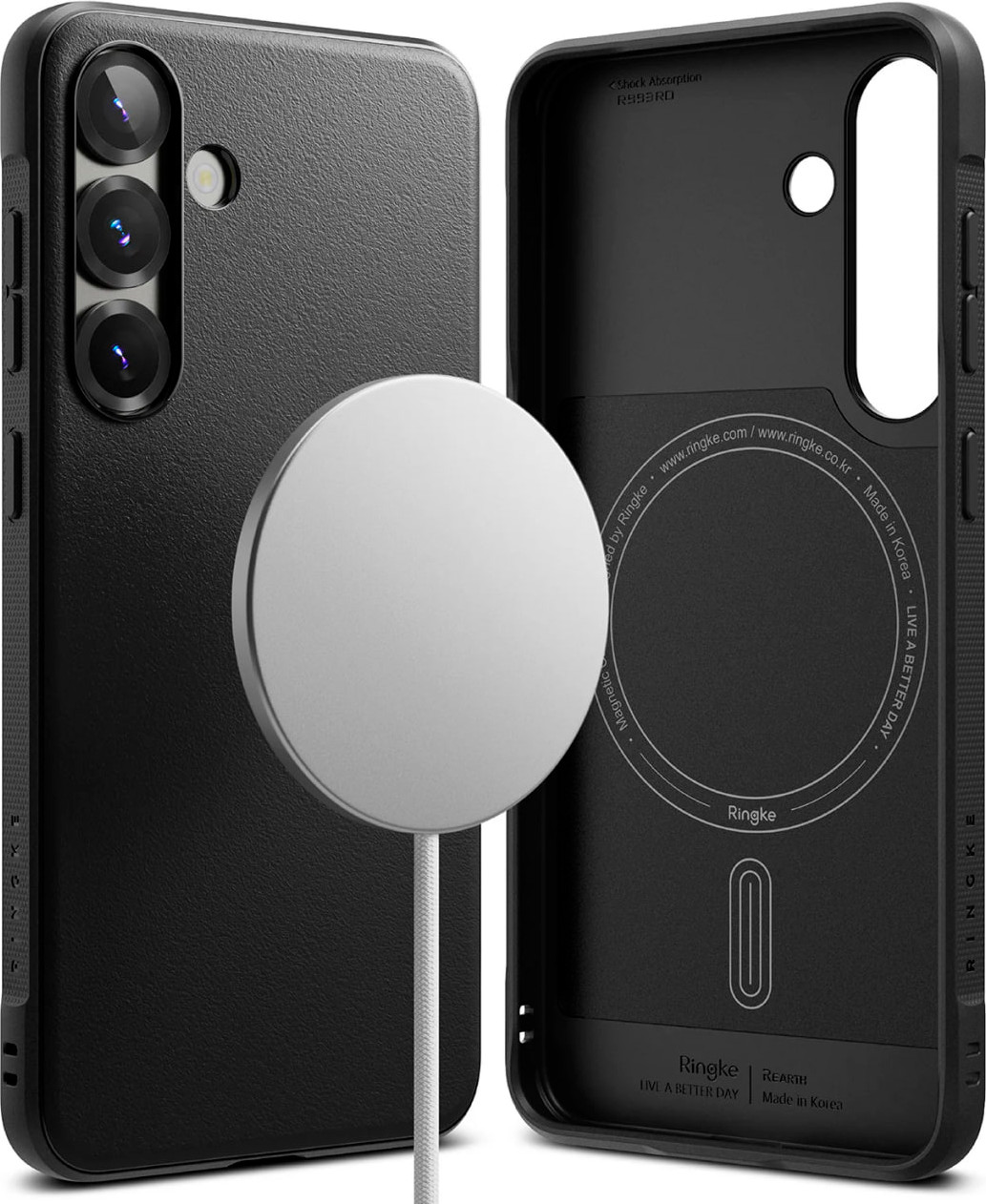 Чехол-накладка Ringke Onyx Magnetic Для Galaxy S25 (черный) — фото 1