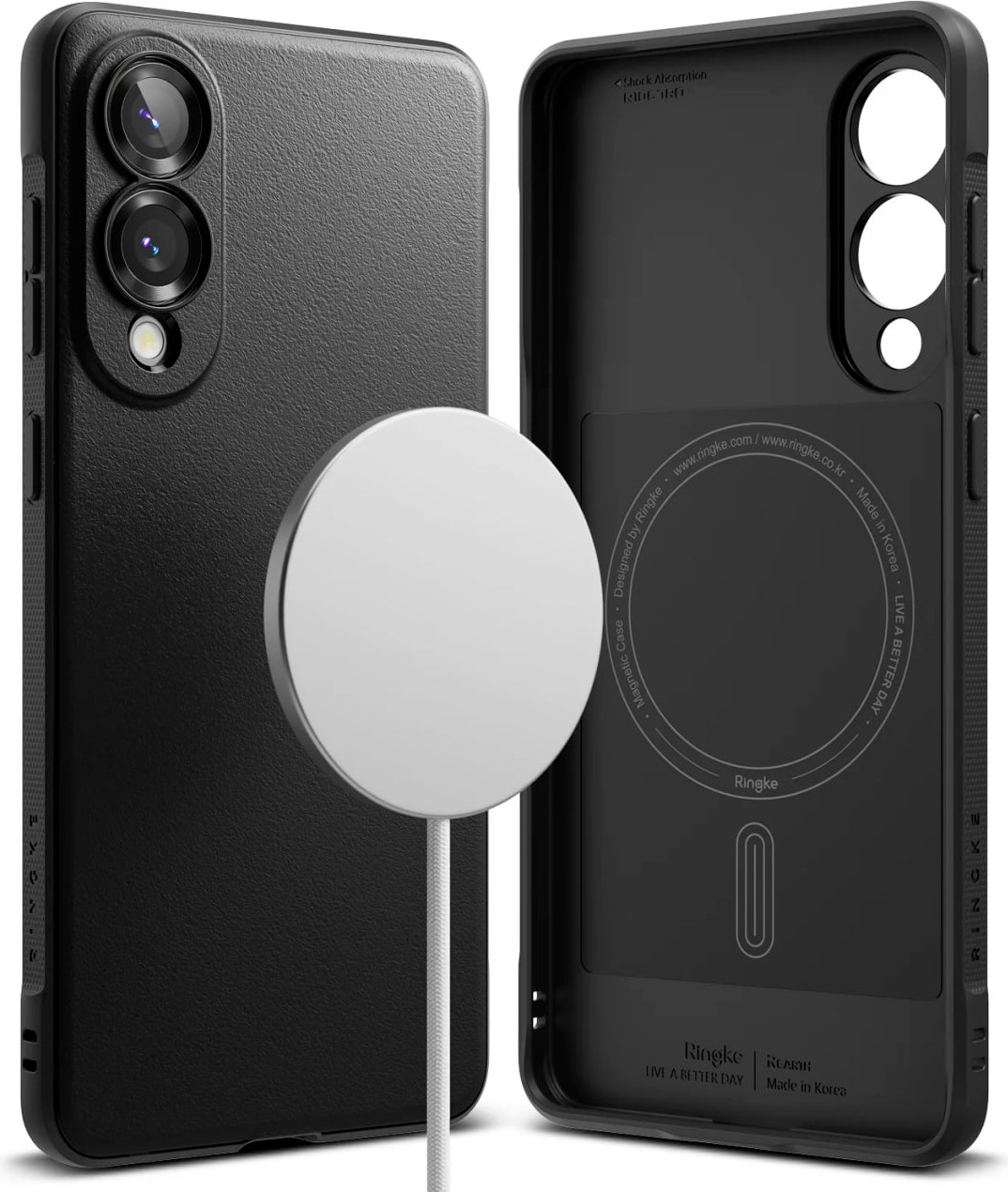 Чехол-накладка Ringke Onyx Magnetic Для Galaxy S25 Edge (черный) — фото 1