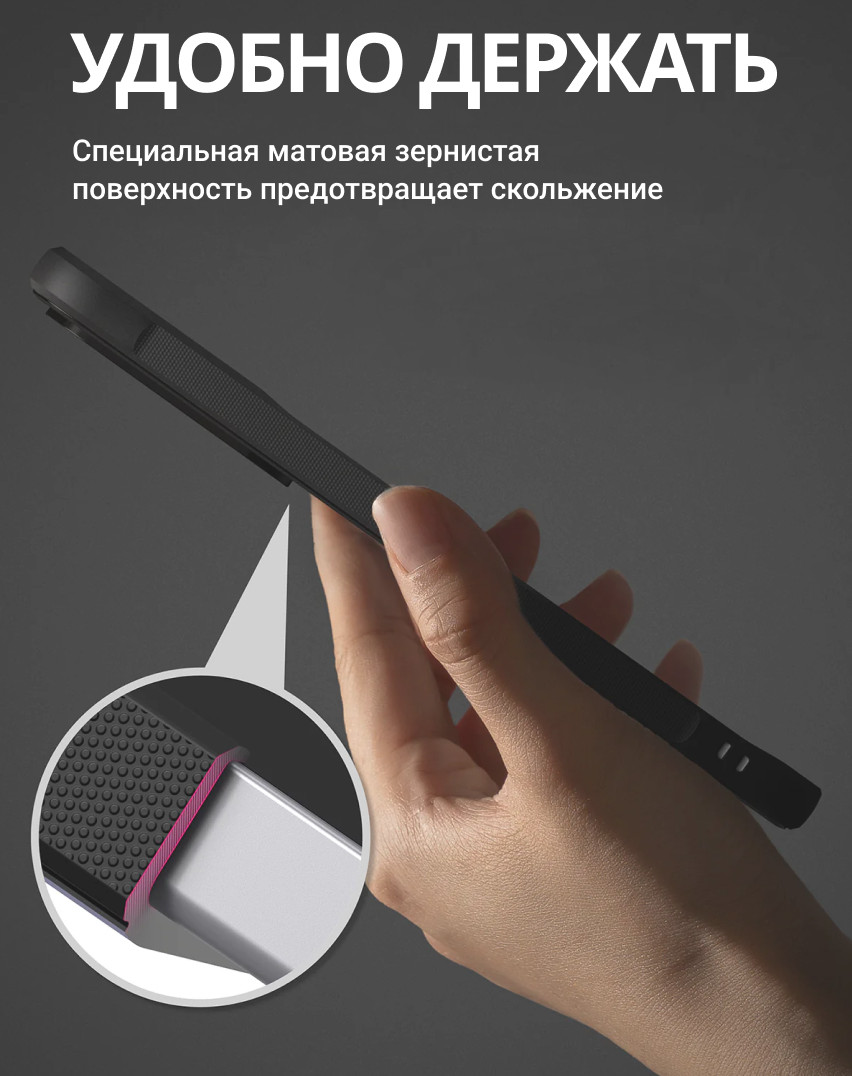Чехол-накладка Ringke Onyx Magnetic Для Galaxy S25 FE (черный) — фото 4