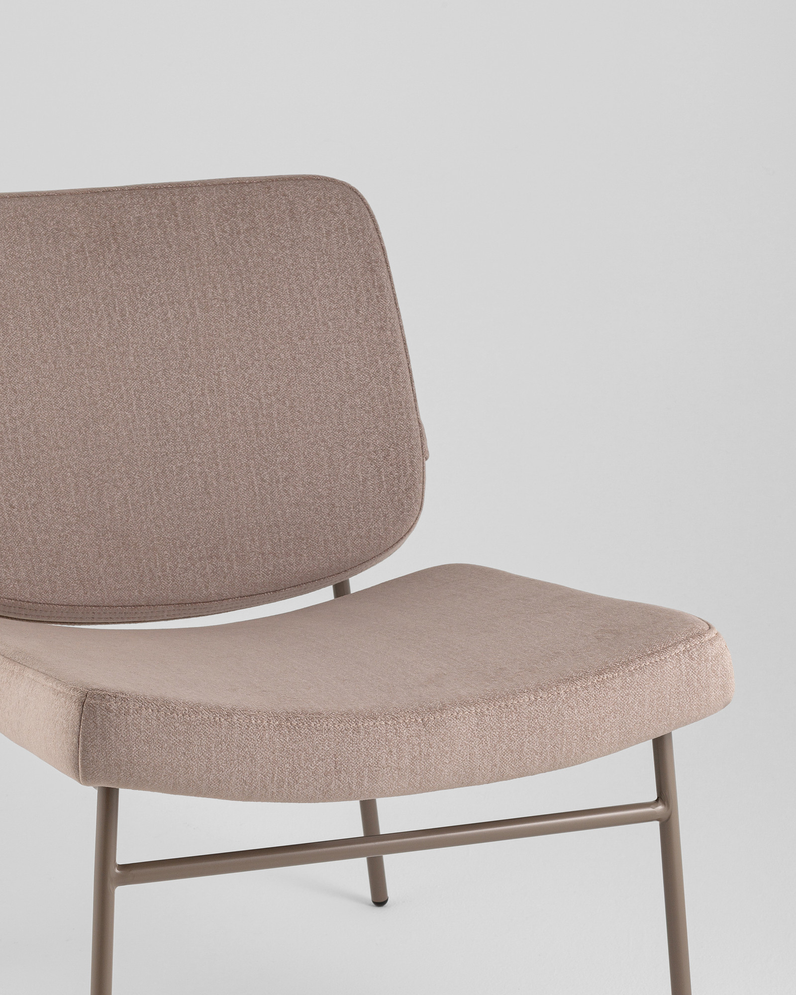 Стул Stool Group Эбигейл / LV-120-E31-7006 (велюр бежевый/каркас бежево-серый) — фото 6