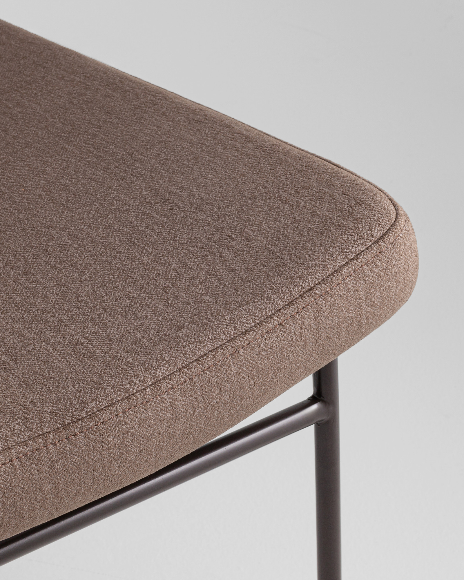 Стул Stool Group Эбигейл / LV-120-E33-8019 (велюр коричневый/каркас серо-коричневый) — фото 6