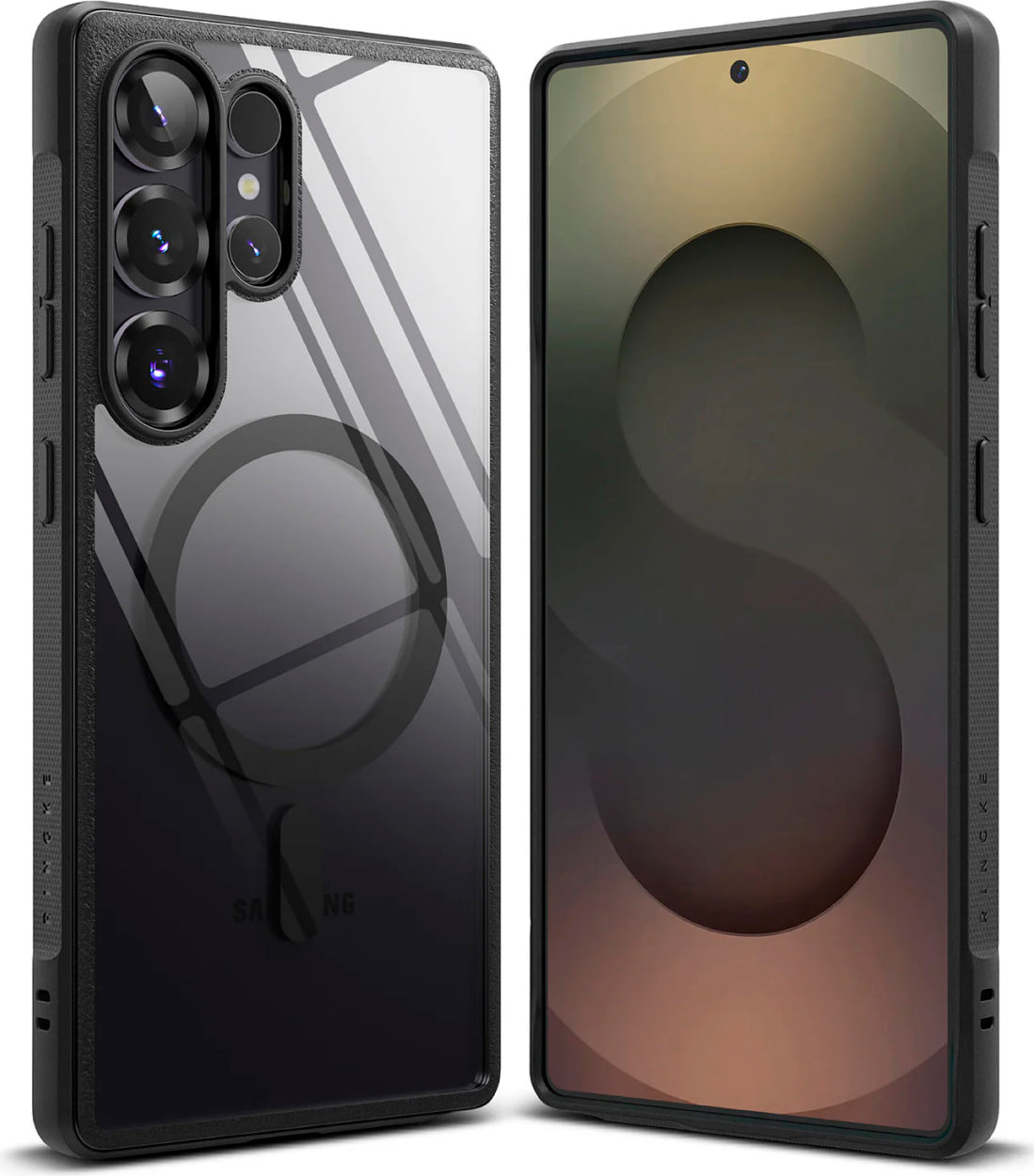 Чехол-накладка Ringke Fusion Bold Magnetic Для Galaxy S25 Ultra (черный)