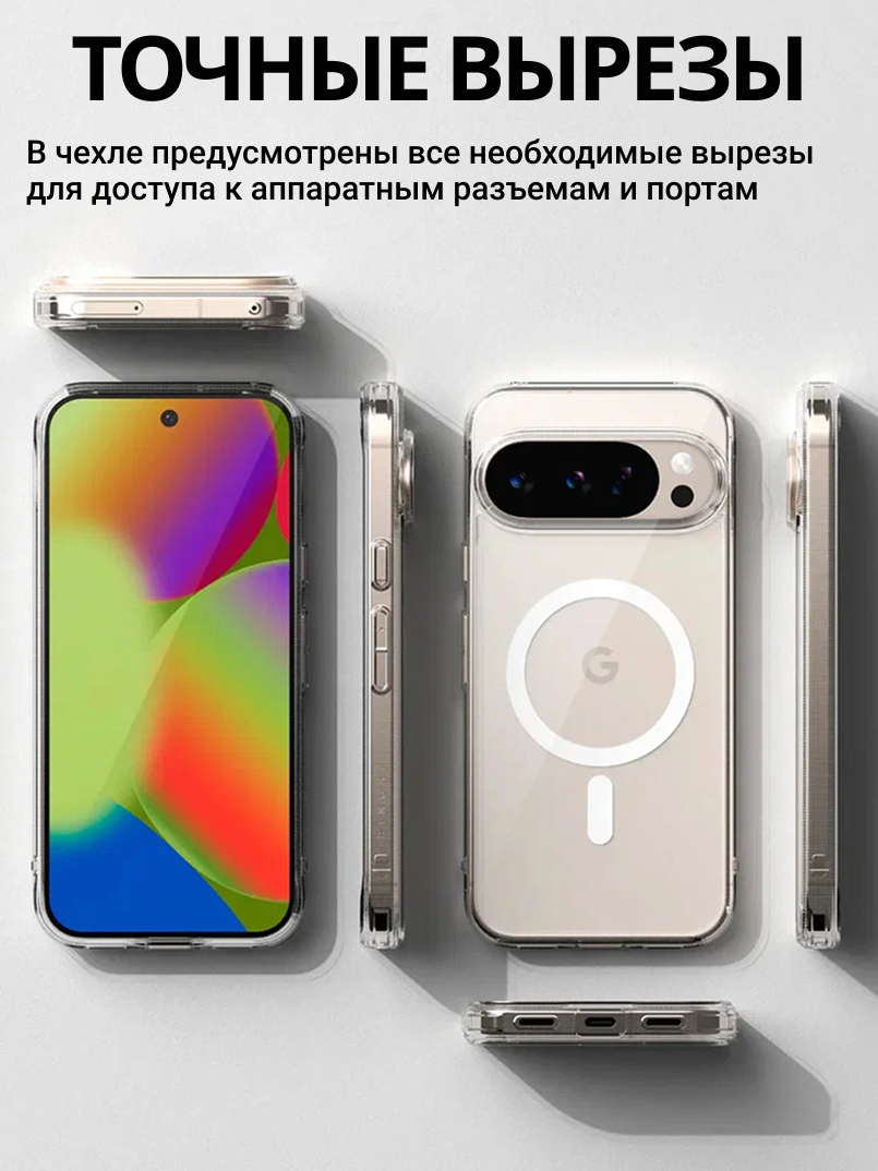 Чехол-накладка Ringke Fusion Magnetic Для Pixel 10 Pro XL (Clear) — фото 5
