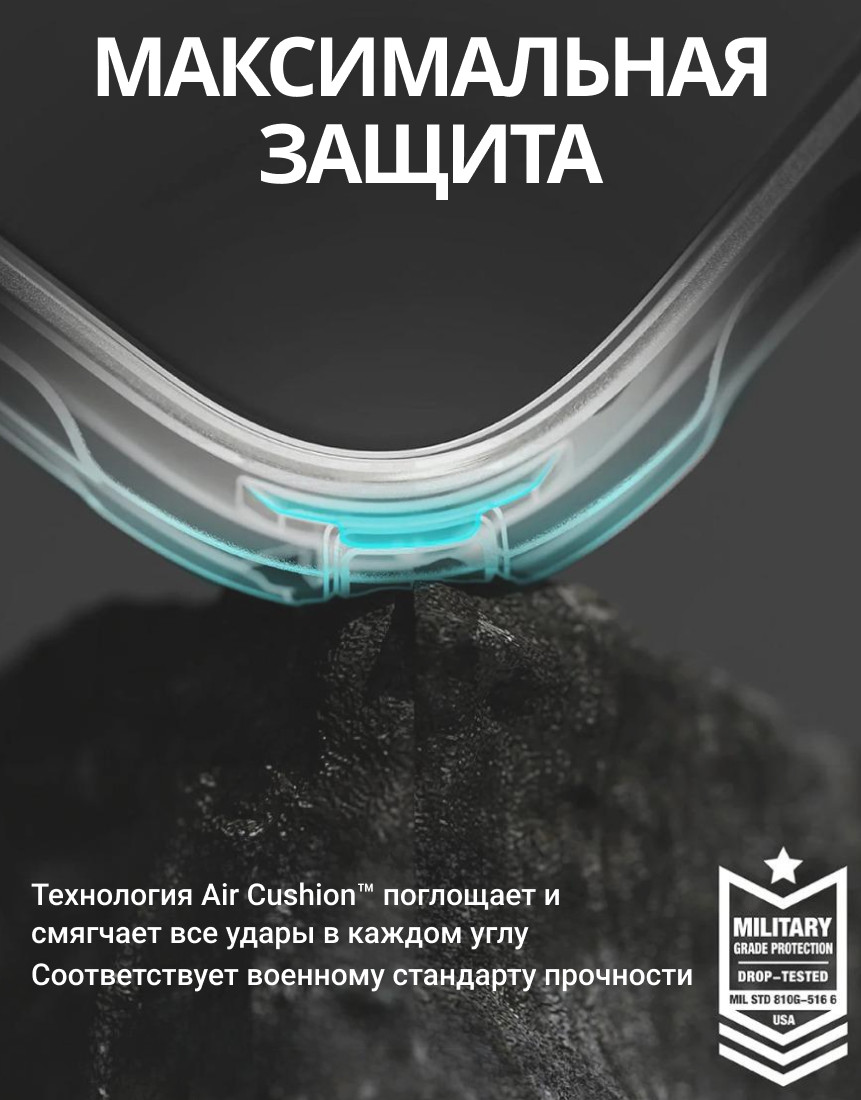 Чехол-накладка Ringke Fusion Magnetic Для Galaxy S25 Edge (Clear) — фото 6