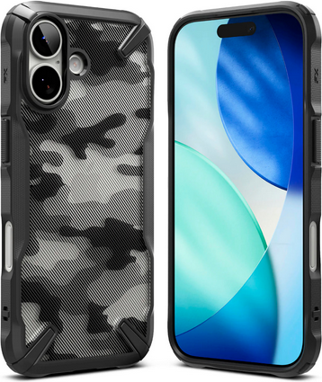 Чехол-накладка Ringke Fusion X Для Iphone 17 (Camo Black)