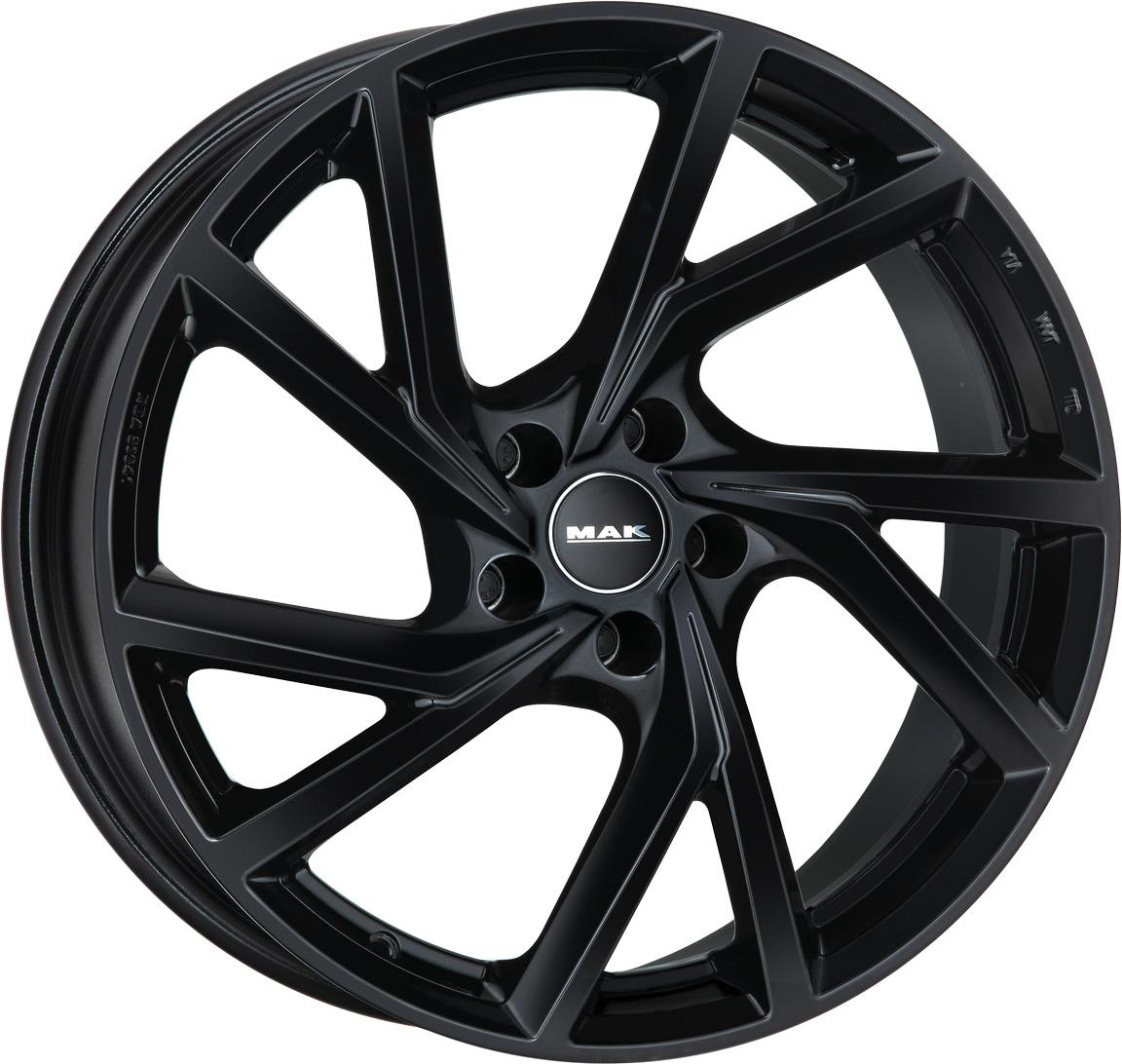 Литой диск MAK Kassel 18x8" 5x108мм DIA 72мм ET 45мм Gloss Black