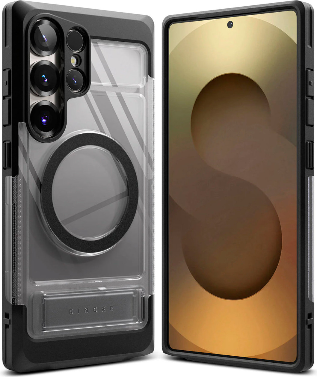 Чехол-накладка Ringke Ux Magnetic Для Galaxy S25 Ultra (Smoke Black)
