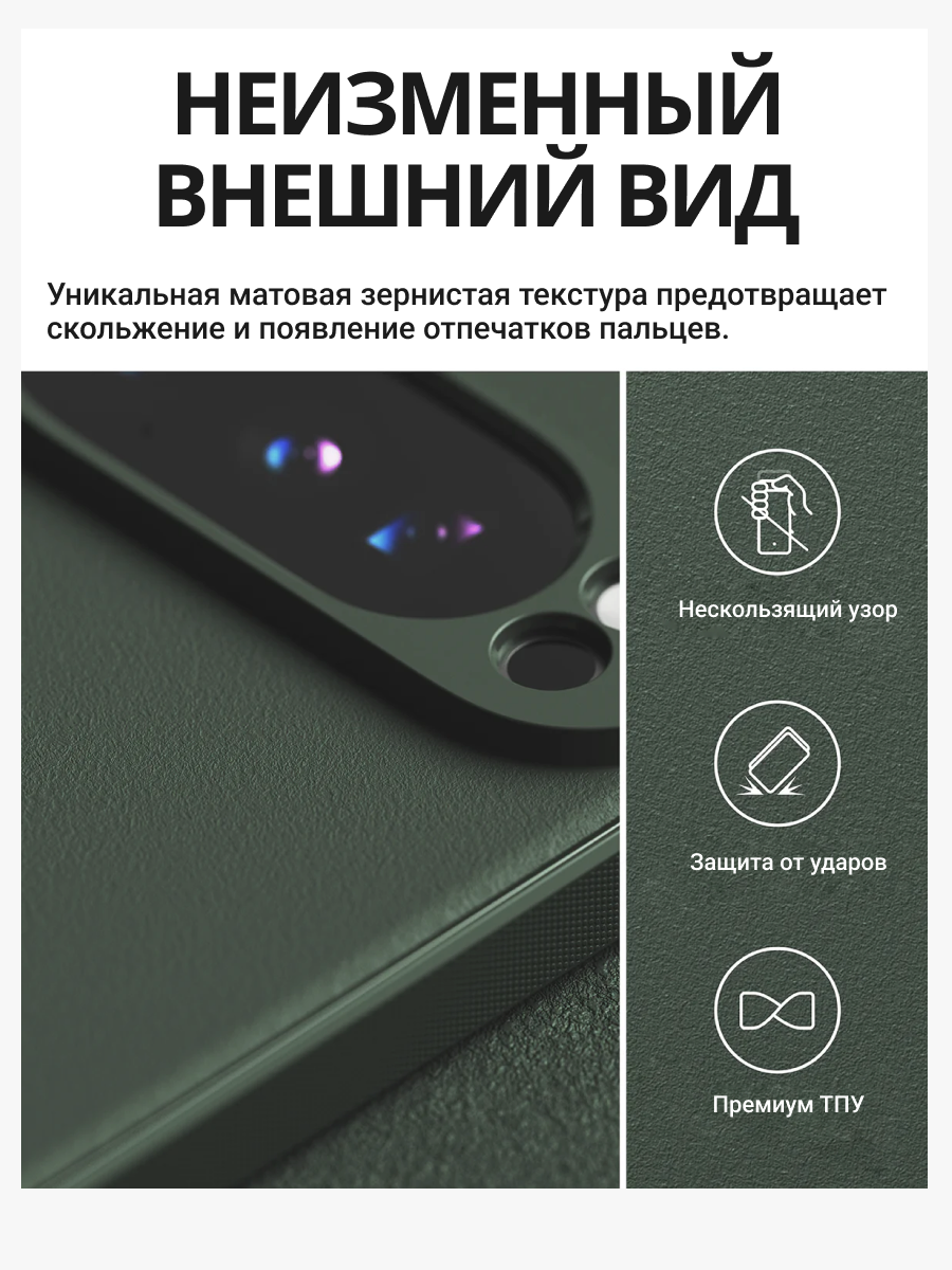 Чехол-накладка Ringke Onyx Для Pixel 10 Pro (Dark Green) — фото 3
