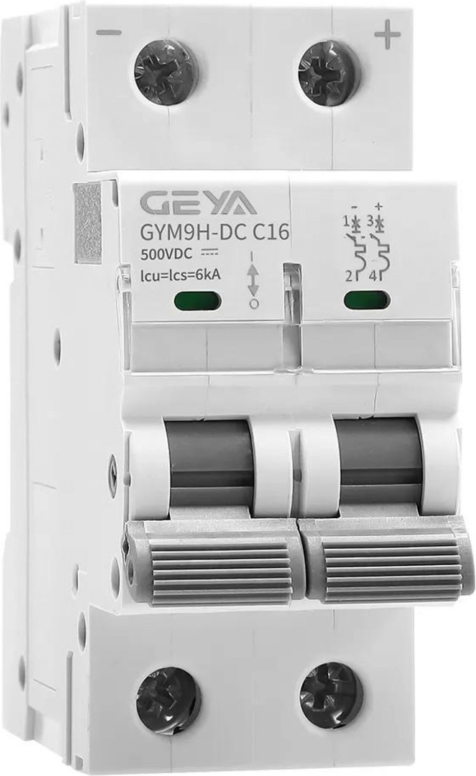 Выключатель автоматический Geya GYM9HDC-2P-63C