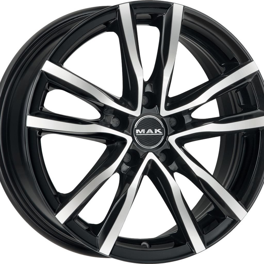 Литой диск MAK Milano 18x8" 5x112мм DIA 57.1мм ET 50мм Black Mirror