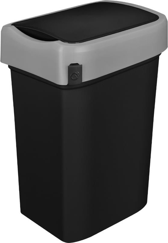 Мусорное ведро Restola Smart Bin с крышкой маятник 435290013 (50л, черный)