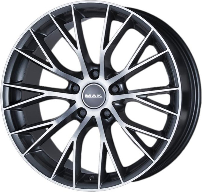 Литой диск MAK Munchen 20x8.5" 5x120мм DIA 72.6мм ET 38мм Gun Met-Mirror Face