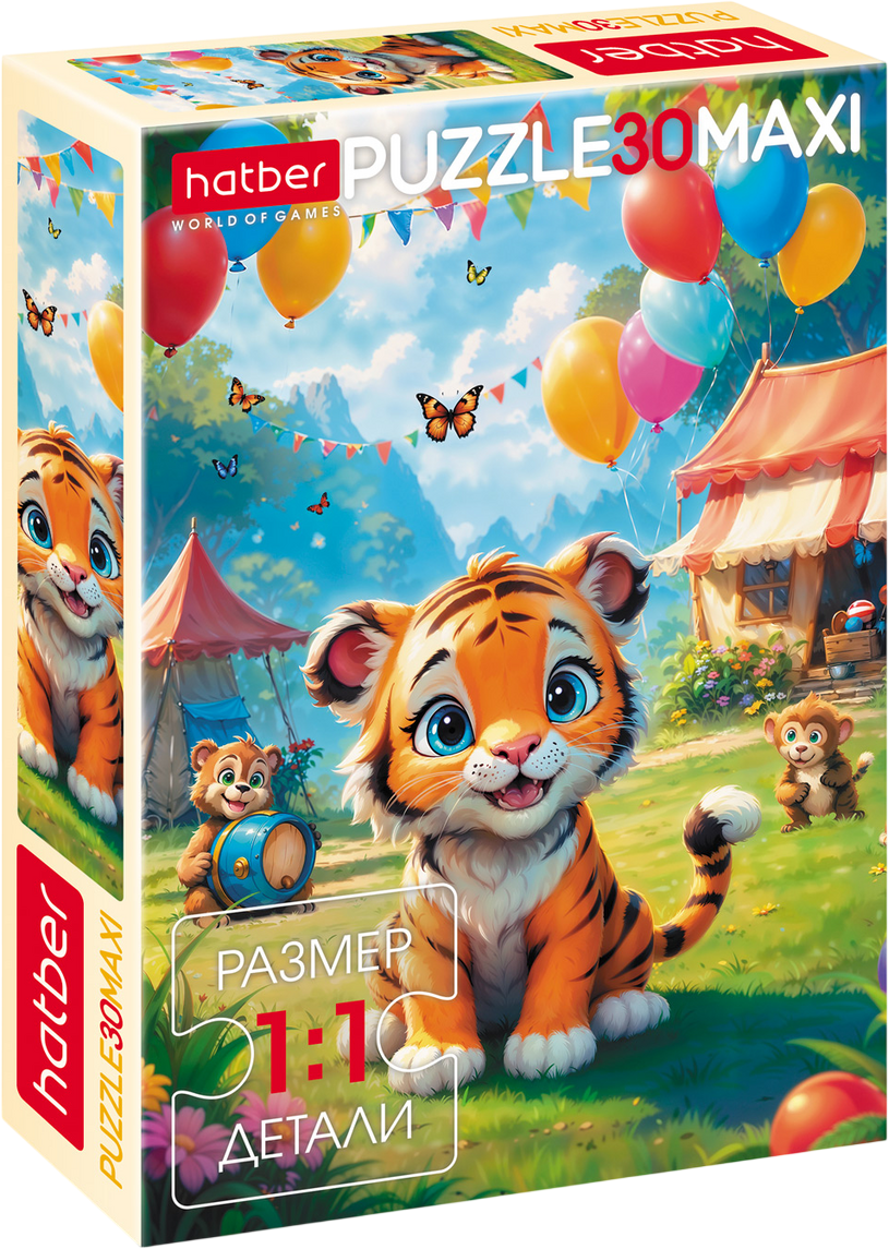 Пазл Hatber Праздник на полянке / 30ПЗ4_33364 (30эл)