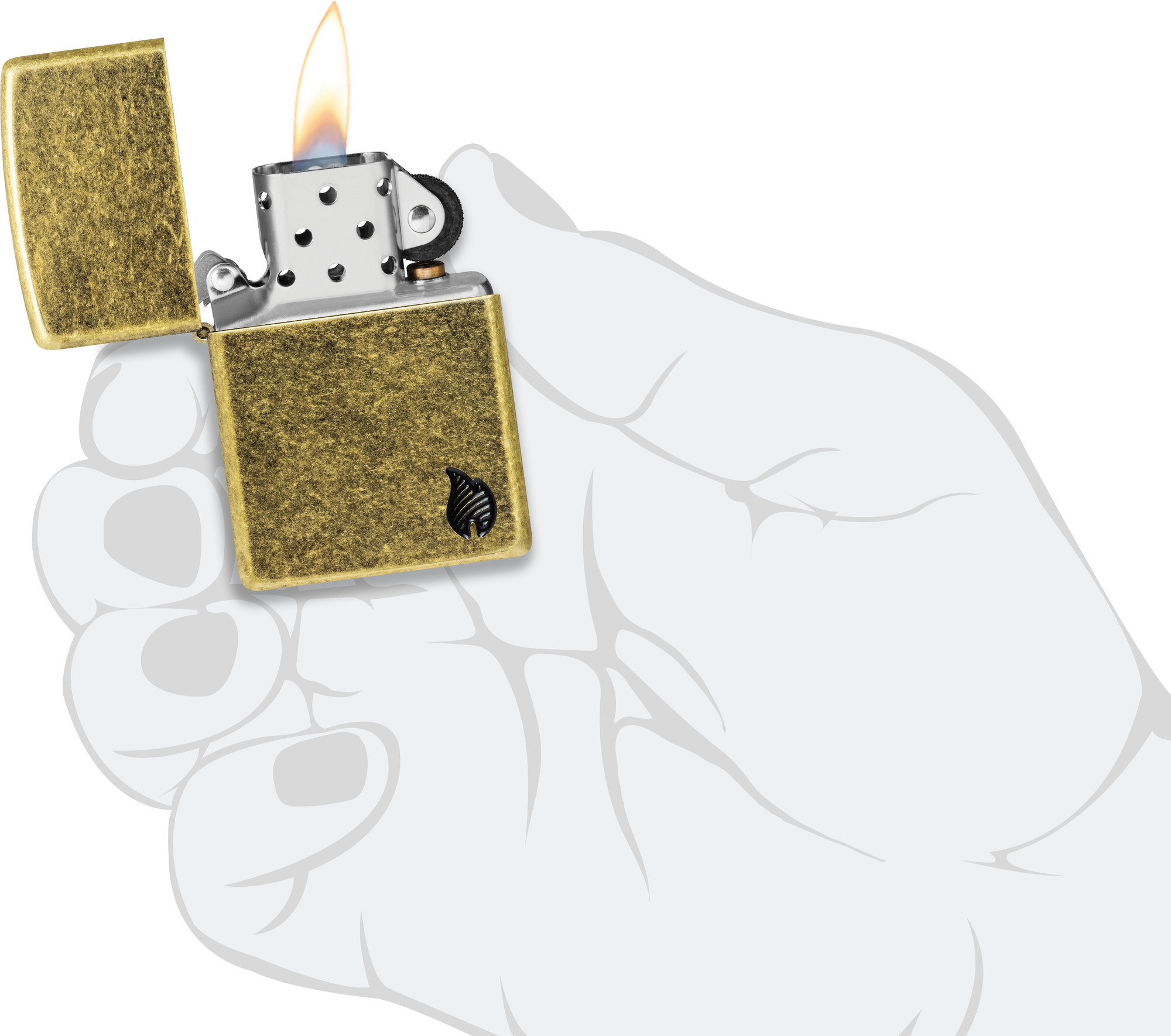 Зажигалка Zippo Armor / 46400 (золотистый) — фото 6