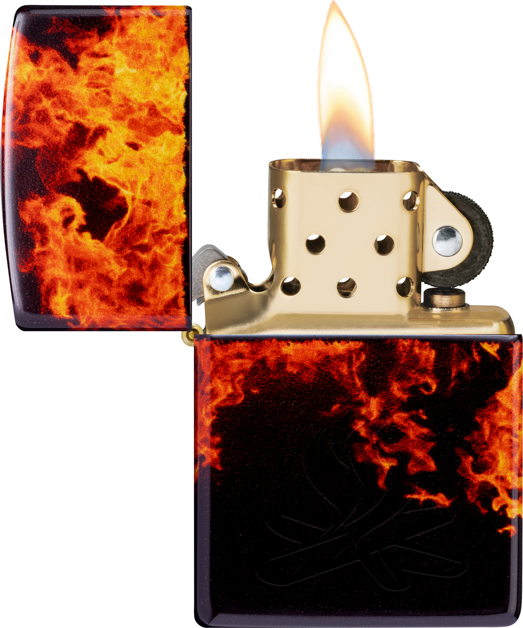 Зажигалка Zippo Fusion Inferno Design / 46389 — фото 2