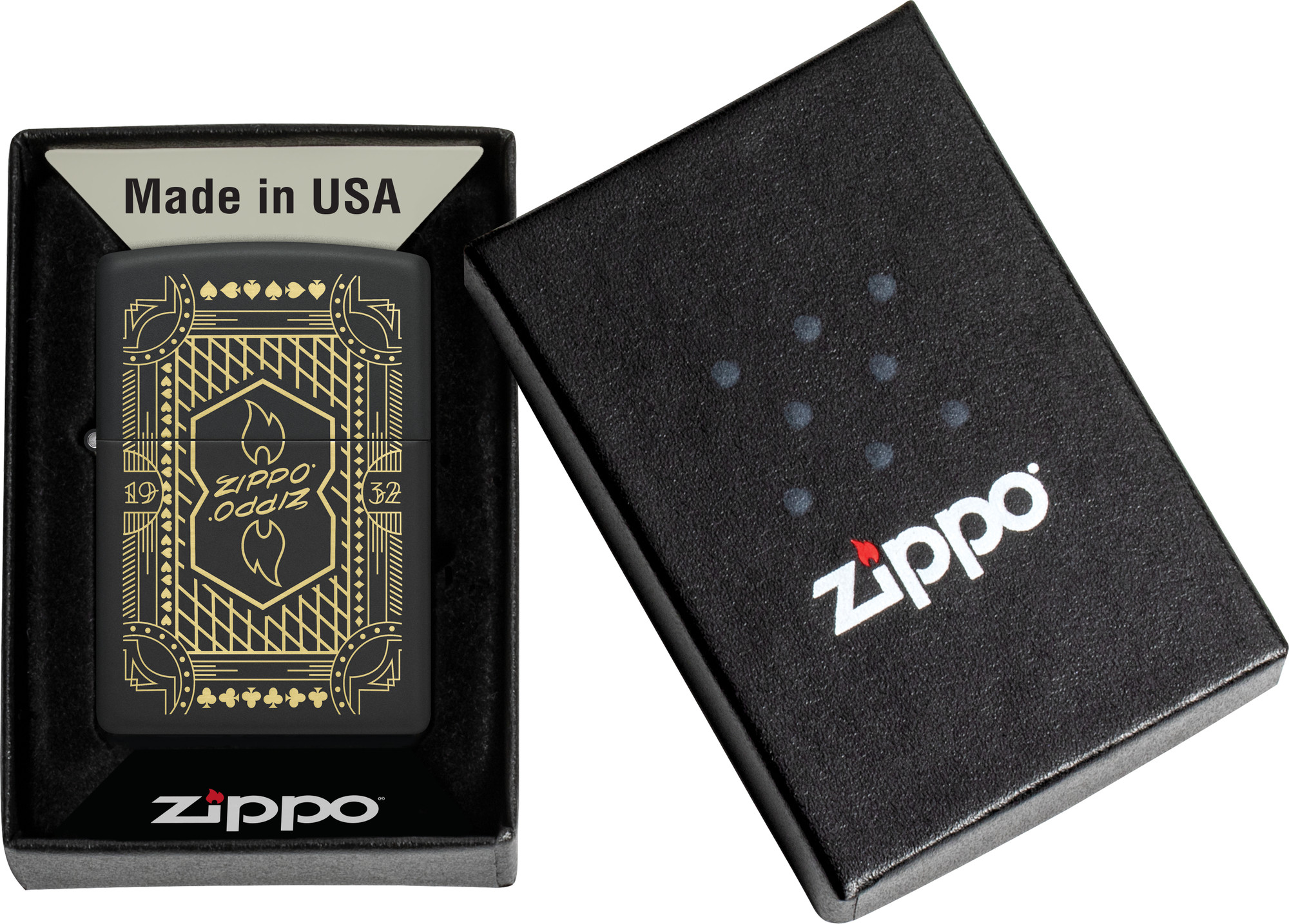 Зажигалка Zippo Lines Design / 46483 (черный) — фото 5